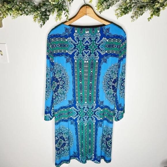 LAUNDRY by Shelli Segal Paisley Mini Dress - Picture 6 of 10